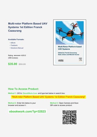 Comprehensive Guide to Multi-Rotor UAV Systems and Applications | PDF