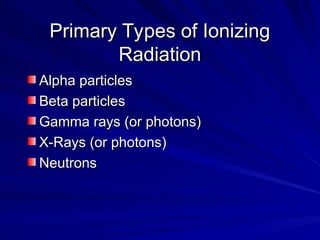 Alpha radiation intraction with matter.ppt