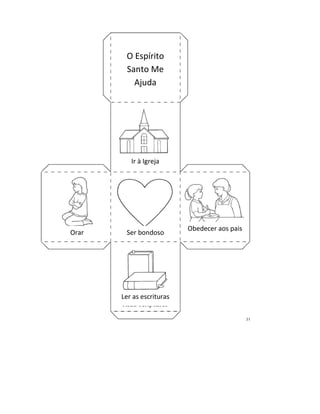 O Espírito
        Santo Me
          Ajuda




          Ir à Igreja




                           Obedecer aos pais
Orar    Ser bondoso




       Ler as escrituras
 