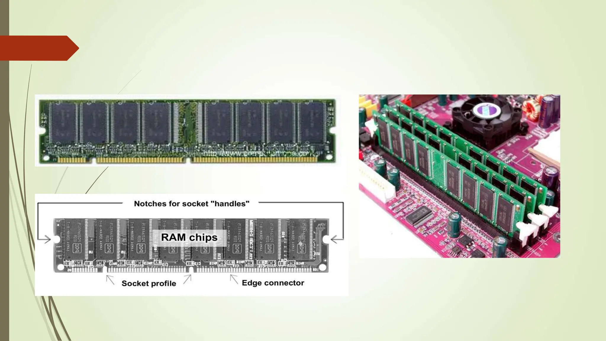 Computer Memory and it types RAM ROM AND CACHE MEMORIES | PPT
