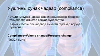 Амьсгалын эрхтэн тогтолцооны физиологи | PPT