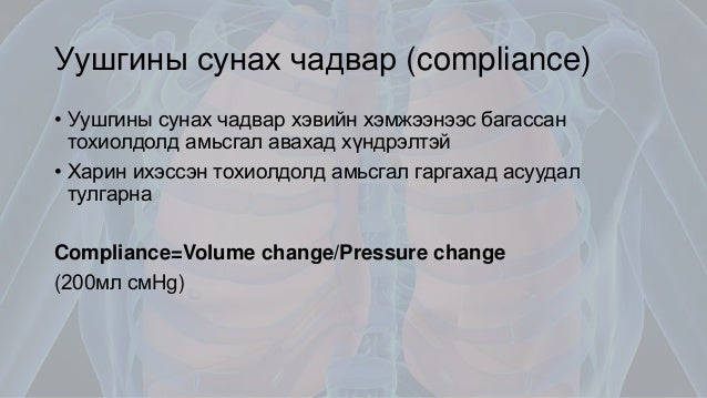 Амьсгалын эрхтэн тогтолцооны физиологи