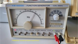 Ρυθμίζουμε την μία γεννήτρια συχνοτήτων …