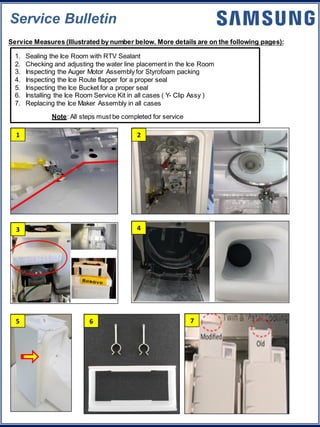 samsung ice maker door seal