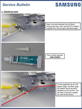 samsung ice maker seal