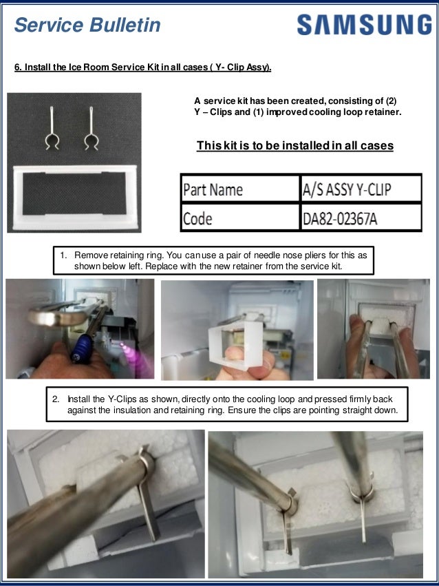 samsungfdbmrefrigeratorsservicebulletinicemakersfreezingover