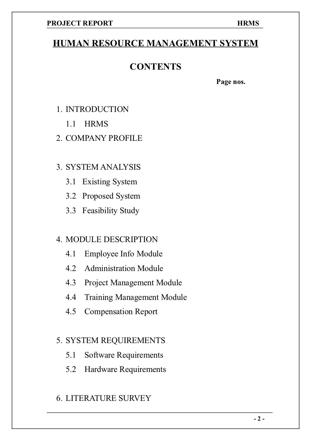 human resource management system thesis pdf