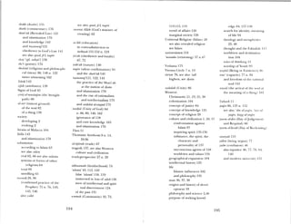 shakk (doubt) 155
.tharh (commentars ) 176
har ‘ah Res ealecl Laiv 121
and islamization 17<)
uid knowledge 143
uic1 tcoawwuf 121
obedience to God’s Lass 141
see also qazul Ji ‘1, taqrir
iha pl. ash’’a) 139
ski r (poetry) 176
shuhud (religious and phifosuphi
cal SiSioli) 86, 148n. 122
inner witnessing 162
ui(t 143
siJah (attributes) 139
Signs of God 42
)ra( al-mustaqtm (the Straight
path) 80
al sm (in most gro nod)
of the soul 82
of a thing 139
societ’,
developing 2
esolving 2
Straits ol Malacca 104
ufis 143
and islamization 170
submission
according to Islam 63
see also itlam
real 62, 66 see also alauui
systems or fot ins of other
teligions 64
toiti1 69
uinvilling 05
iunflah28, 30
(conlirmiiecl practice of the
Proplieti 71 n. 76. 143,
see also qawl, /11, taqeir
iunhlat Allah (God’s manner of
cleating) 62
In ‘thb (education)
in cotitradistinctiomi to
tarbiyult 151452 ii. 123
to oh (obedience and loyalty)
67, 72
!abi ‘oh (nature) 140
taqrir (silent confirniath ni) 91
and the shan’ah 145
tiisawwufl2l, 122, 143
the practice of the Shari’ah
at the station of ih,san
and islamization 170
and the rise of rationalism
and intellectualism 173
and waidat at wujkd 1 75
lawbid (Unity of God) 64
n. 66, 80, 146, 162
ignorance of 118
and core knowledge 163
and islamization 170
Them 11
Thomistic Synthesis 9 n. 14,
33-36
ul-tijatrh (trade) 67
tragedy 137, see also Western
culture and civilization
truth-perspective 27 is. 29
ukhuurwah (brotherhood) 74
‘ulamd’ 43, 112, 143
false ‘nlama’118, 119
immersed in loss of wtab 126
men of intellectual and spiri
tual rliscernnmeitt 124
of the p 131
a mrrtah (Community) 32, 73,
113—115, 119
trend of affairs 120
marginal society 128
Universal Religion (Islam) 28
see also revealed religion
see Islam
universitatem 154
‘uwwida (returning) 57 ri.47
Vedanta 175
Vienna Circle 7 n. 13
virtue 76, see also ‘adt
highest, see
u’itdah (Lnit ) 86
‘iestelii
Chrisuanity 21. 23, 25, 38
colonization 104
concept ofjustice 84
concept of knowledge 125
concept of religion 29
culture and civilization 1, 20, 97
confrontation against
Islam 97
mqturing spirit 135—136
substance, the spirit, the
character arid
persomialits oF 137
unconscious agents of 128
worldview and values 134
geographical expansion 104
intellectual history 125
life
lslamic influences 102
and philosophy 135
maIl 36, 37, 38
origins and history of des el
opment 33
philosophy and science 2,48
purpose of seeking kitowl—
edge 84, 137-138
search for idc titity , uteatluig
of life 94
theology anti metapin sit
22, 48
thought antI the Falasifaft 113
worlds iew and deishoniza
tion 104
is ass of tliimiktitg 15
ssorship of Youth 93
wujud (Being or Existent e) 80
wus (capacity) 77 n. 82
and liecdoin oi the rttoiia1
soul 141
nasal ithe arrms.4 of thu soil) at
the meaning of a thltiig 161
)ahu’tlt 11
911/ill 86, 135 n. 112
see also i/rn at laqin, ‘nyu at
uqia. haqq al—saqia
au’th al—din (Day of jttdgcnic’iit
and Requital) 60
yawn at—iisab (Da of Rcckolnhlg
zawiyah 1 53
atinz (betug unjust) 77
zn/nt tconfusion) lb
also injustIce 46, 77, 78, 9 1
140
uid niodern ru its ci si t 155
145, 146
also la/at
194 195
 