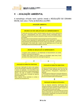4 - AVALIAÇÃO AMBIENTAL

A metodologia utilizada neste capítulo atende a RESOLUÇÃO DO CONAMA
001/86, bem como o Termo de Referência da CPRH:




                             34 de 56
 