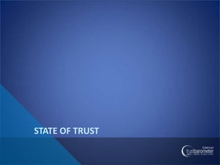 STATE OF TRUST
 
