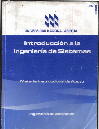 327   introducción a la ingenieria de sistemas (1er libro)