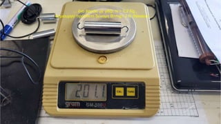 … ένα βαράκι με μάζα m = 0,2 Kg ,
δημιουργεί πρόσθετη δύναμη B=mg= 2 Ν (Newton) …
 