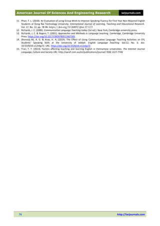 The Effects of Communicative Language Teaching approach (CLT) on ...
