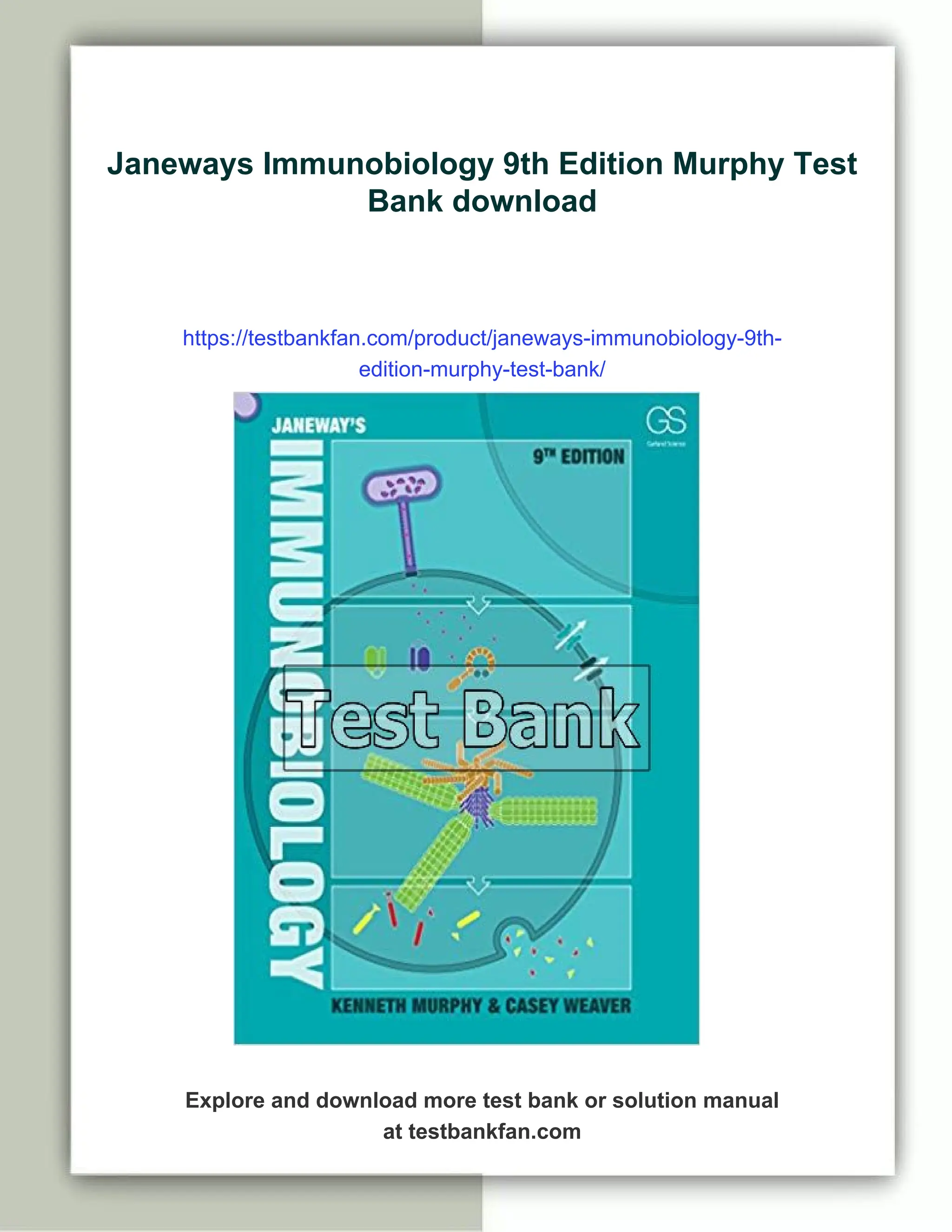 Janeways Immunobiology 9th Edition Murphy Test Bank | PDF