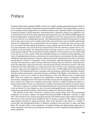 Source separation and machine learning Chien | PDF
