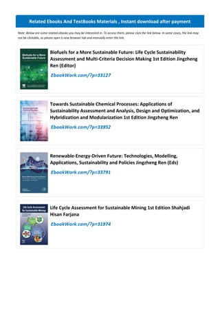 Life Cycle Sustainability Assessment for Informed Decision-Making ...