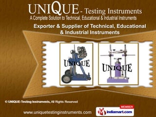 Exporter & Supplier of Technical, Educational
          & Industrial Instruments
 