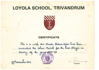 Certificate 11