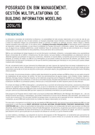 BIM MANAGEMENT. GESTIÓN MULTIPLATAFORMA DE BUILDING INFORMATION ...