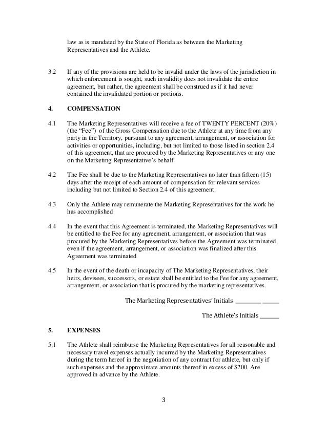representation agreement template marketing representation agreement sle representation agreement template marketing representation agreement sle
