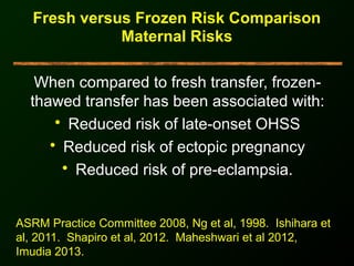 Fresh or frozen embryos – which are better