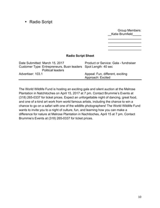 WWF case study PDF | PDF