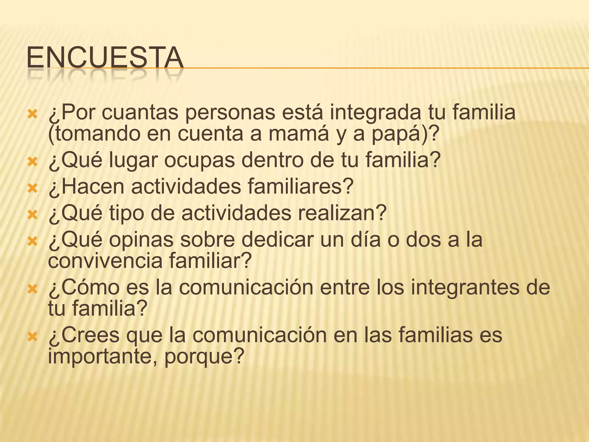 329.la familia en tiempo modernos importancia de la comunicación | PPT