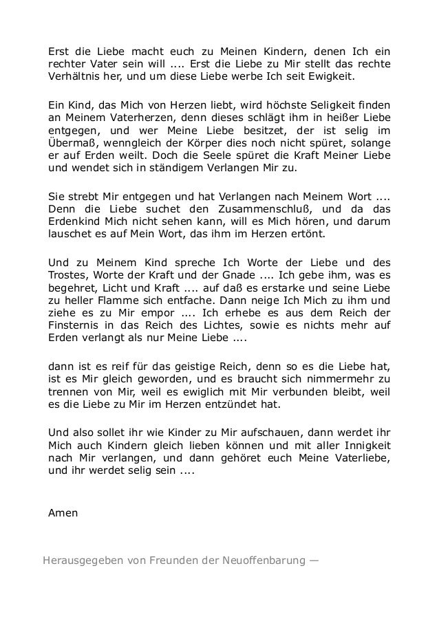 3292 Kindesliebe Vaterliebe