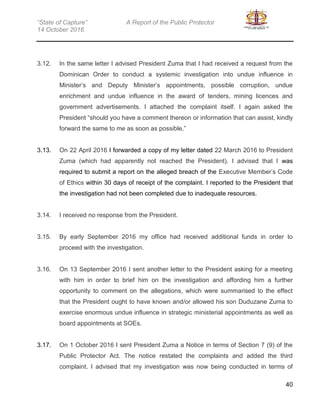 “State of Capture” A Report of the Public Protector
14 October 2016
41
section 182 of the Constitution read with sections ...
