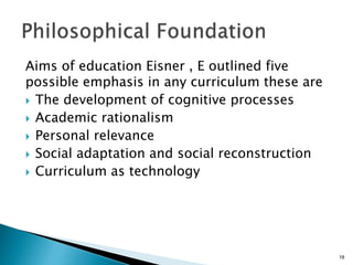 Curriculum unit 1 (8603)