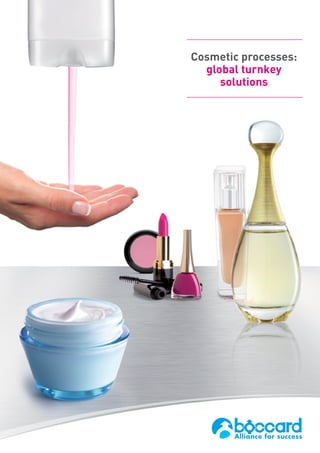 Cosmetic processes:
global turnkey
solutions
 