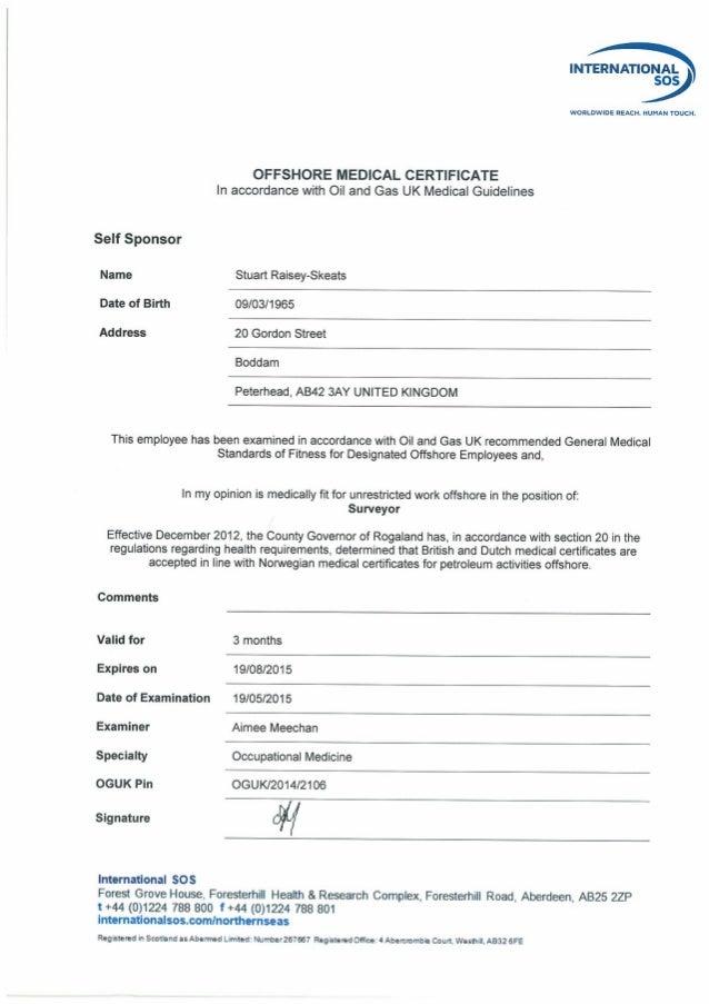 Offshore Medical OGUK