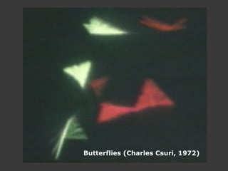 Butterflies (Charles Csuri, 1972) 