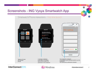 Screenshots - ING Vysya Smartwatch App
27
 