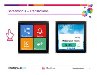 Screenshots – Transactions
31
 