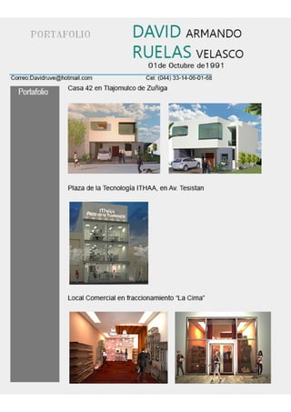 Curriculum Vitae Ing. Arq. David Ruelas | PDF