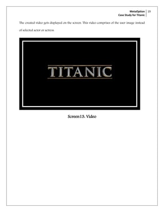 Case study on Titanic to promote 3d Titanic movie across the world | PDF