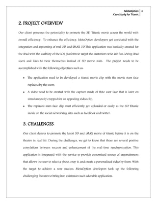 Case study on Titanic to promote 3d Titanic movie across the world | PDF