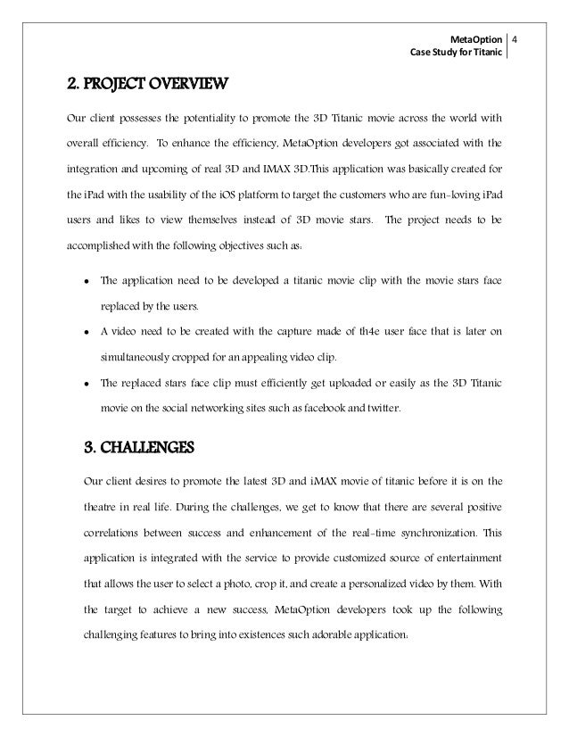 Titanic project ideas image