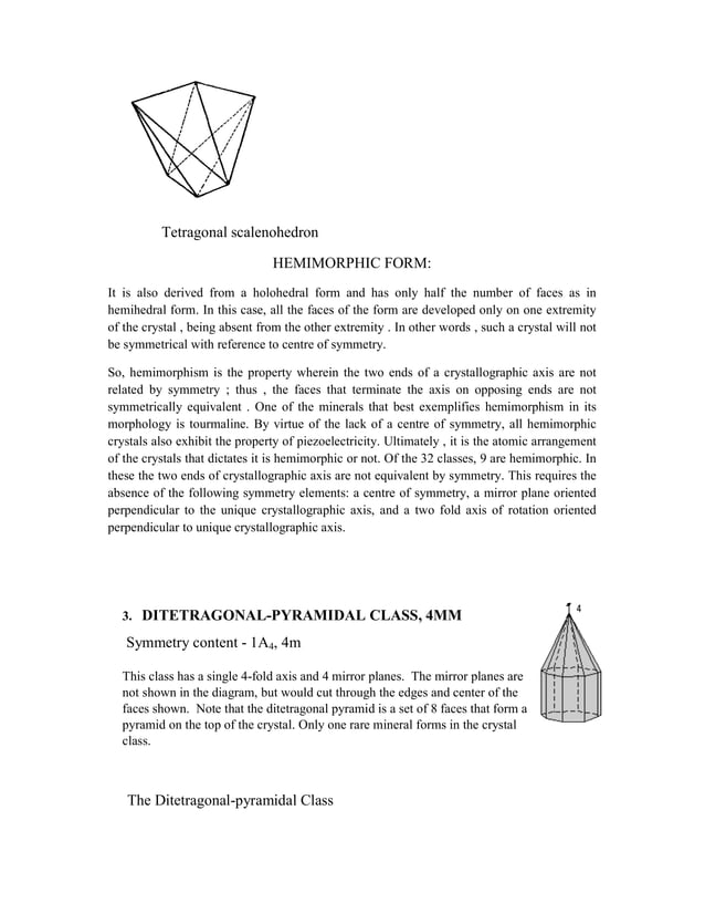 Crystallography 32 classes | PDF | Geology | Science