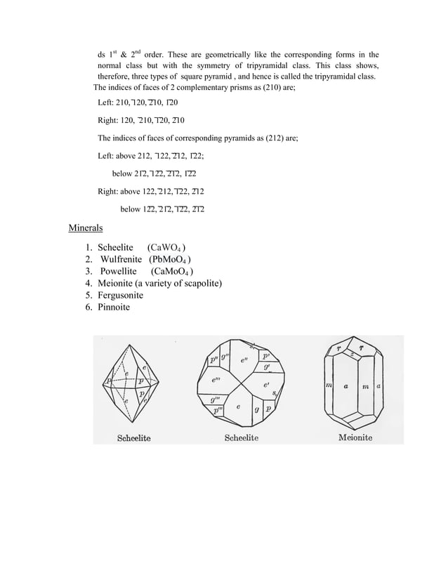 Crystallography 32 classes | PDF | Geology | Science