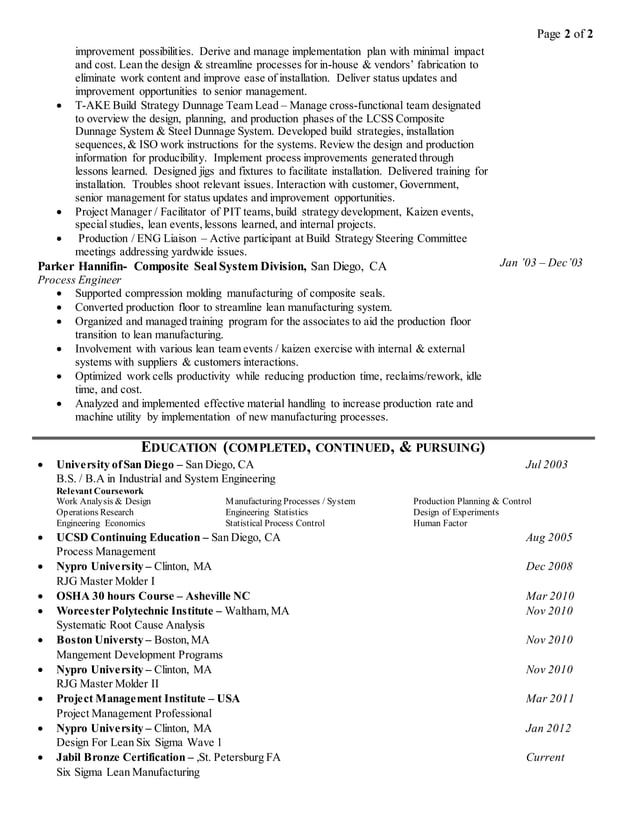 GT Resume June 2016 generic - GT Resume June 2016 Generic 2 638 