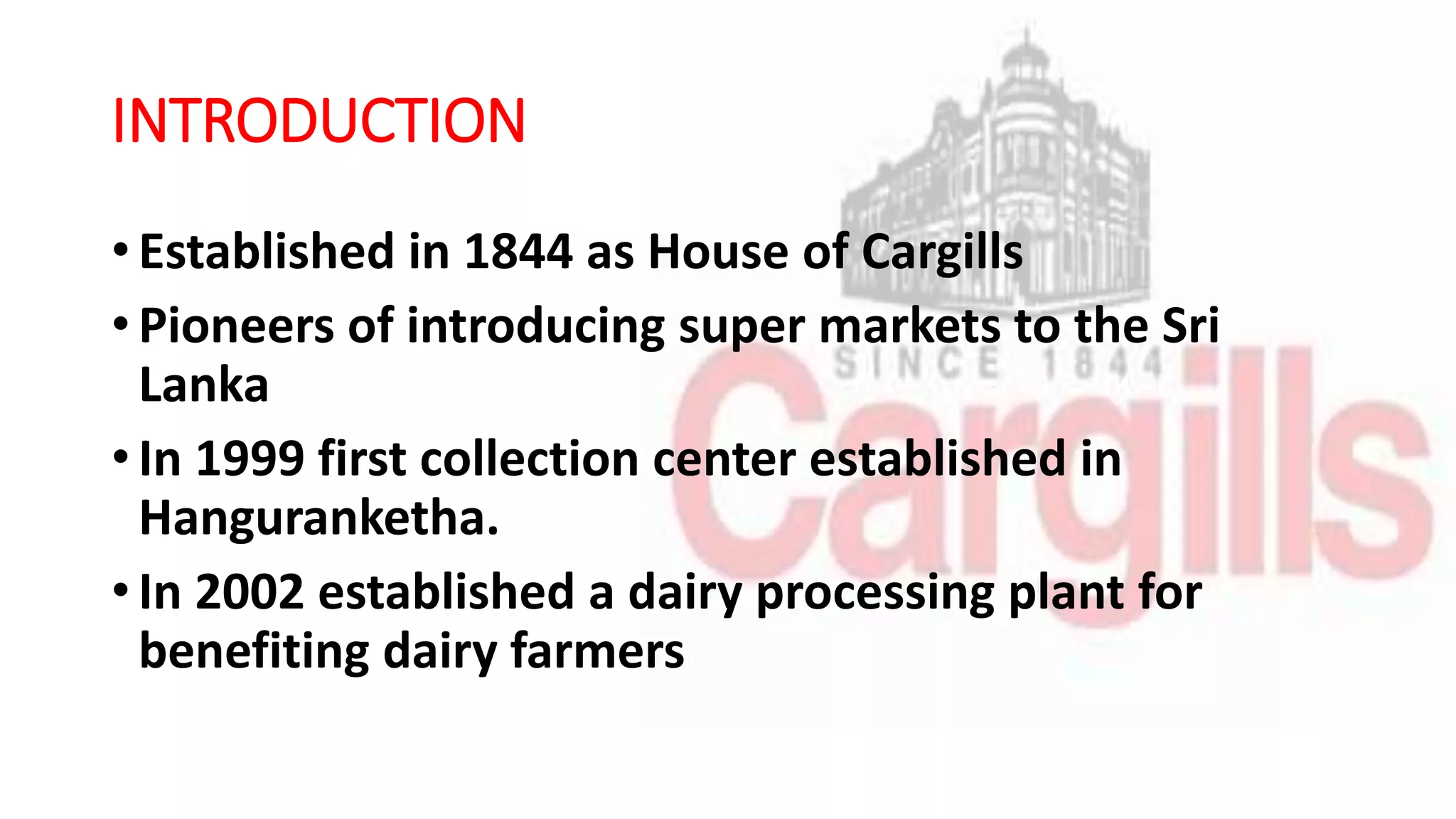 Cargills Food City Supply Chain | PPTX