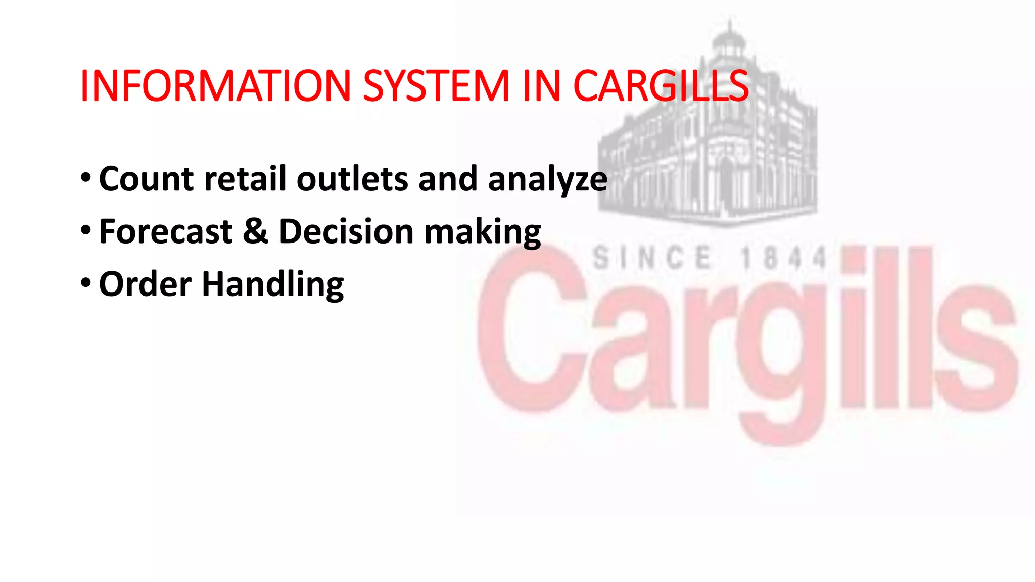 Cargills Food City Supply Chain | PPTX