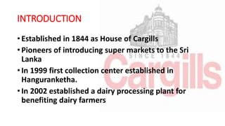 Cargills Food City Supply Chain | PPTX