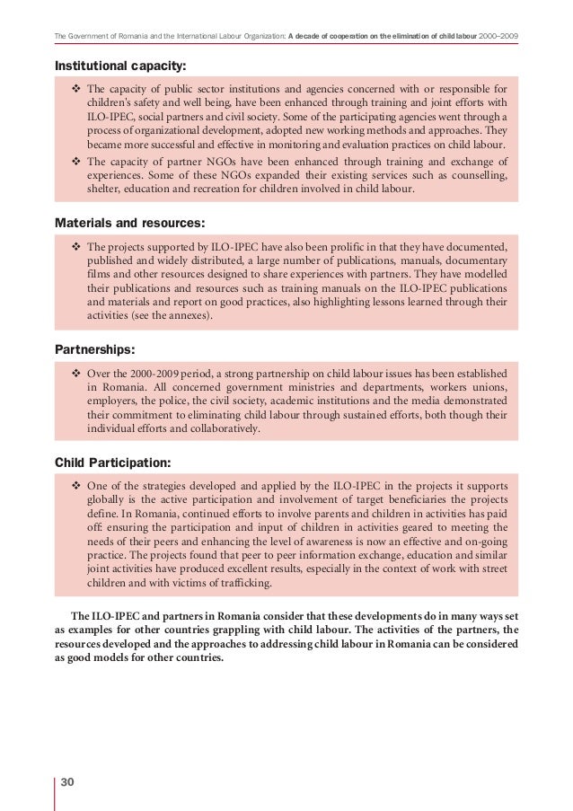 Romania And ILO Decade Of Cooperation 2000 2009 Min