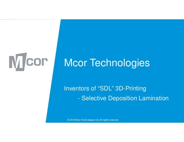Mcor Arke Customer Presentation V1medium Res For Pc1 Mcor Arke Customer Presentation V1medium Res For Pc1