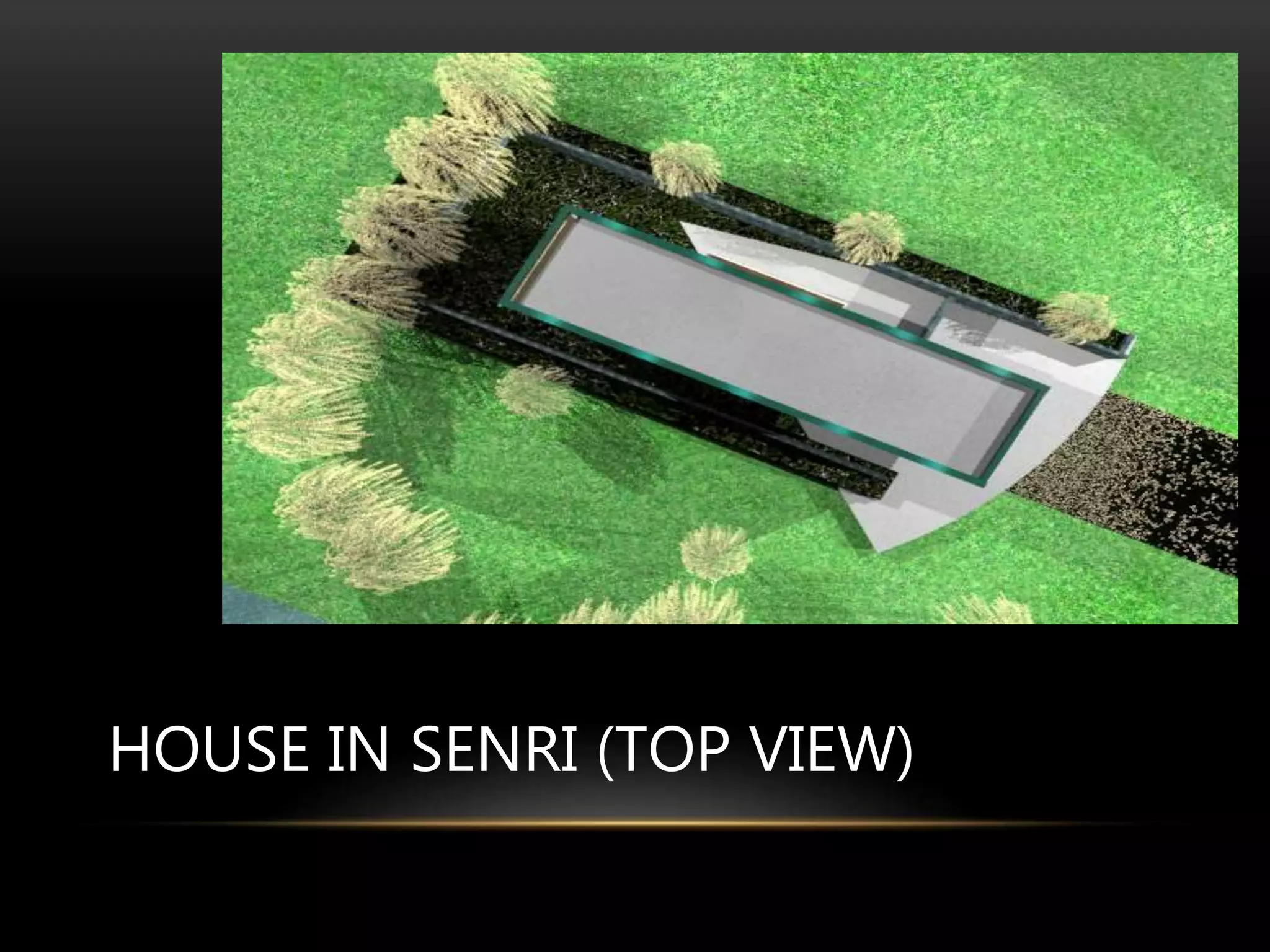 HOUSE IN SENRI (TOP VIEW)
 