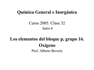 Química General e Inorgánica ,[object Object],[object Object],[object Object],[object Object],[object Object]