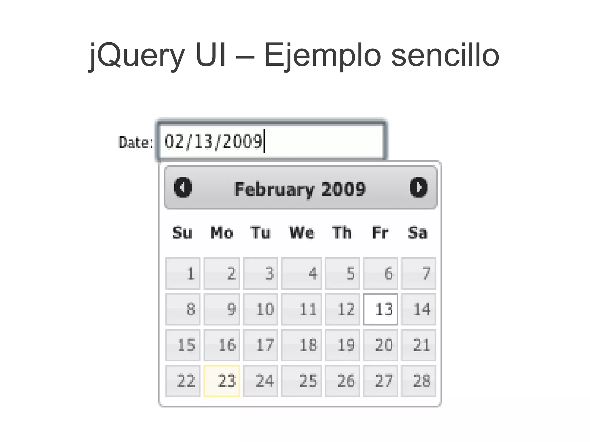 jQuery UI – Ejemplo sencillo
 